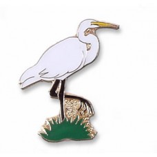 Egret, Great pin