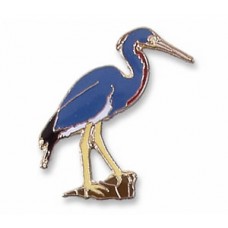 Heron, Tricolored pin