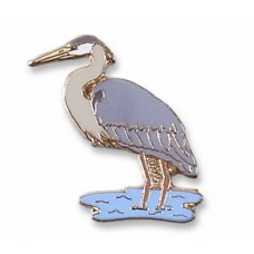 Heron, Great Blue pin