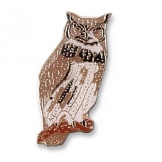 Owl, Great Horned pin