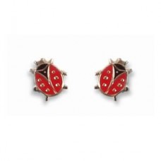 Lady Bug earrings (on posts)